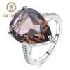 Smoky Quartz Cocktail Ring